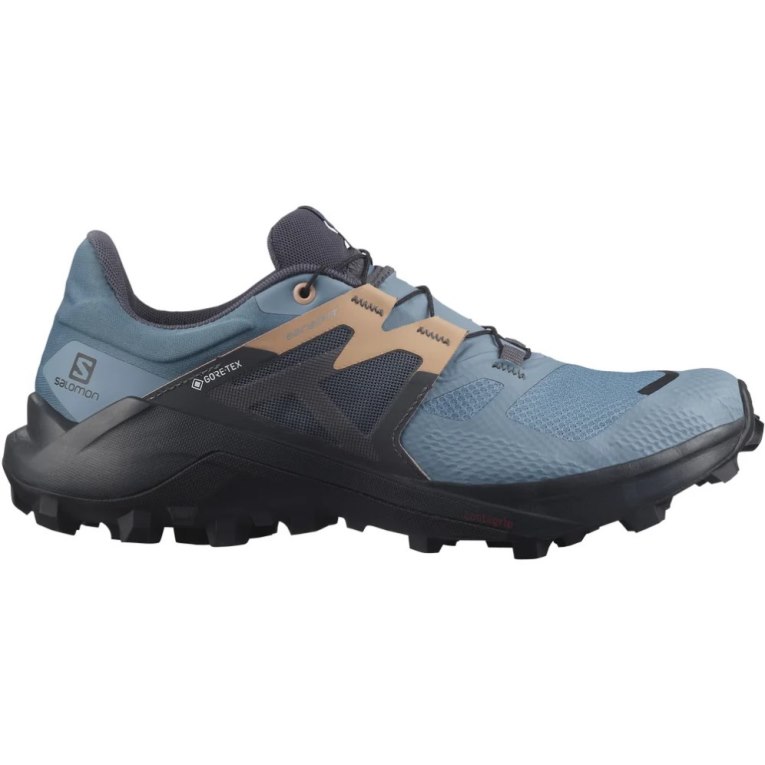 Blue / Black Salomon Wildcross 2 GTX Women\'s Trail Running Shoes | PH 59876N